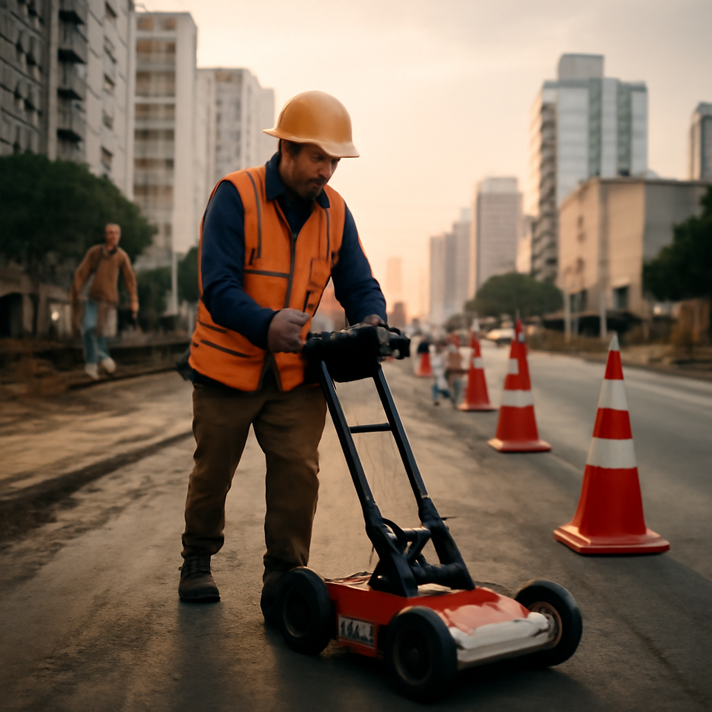 A tecnologia que enxerga através do solo antes da primeira escavadeira ligar o motor